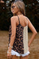 Khaki Leopard Strap Tank Top - Fashionfitz