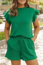 Skobeloff Textured Shorts Set - Fashionfitz