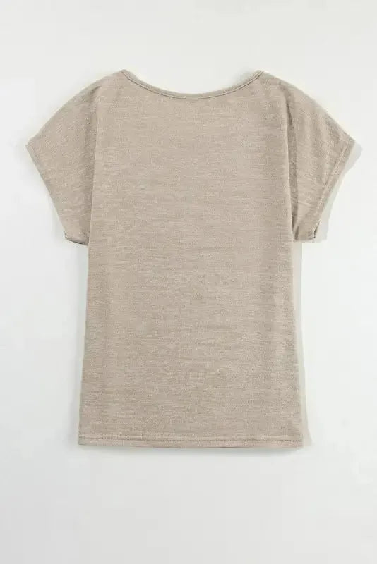 Smoke Gray Batwing Casual Tee - Fashionfitz
