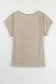 Smoke Gray Batwing Casual Tee - Fashionfitz