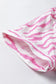 Zebra Rose V-Neck Blouse - Fashionfitz