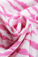 Zebra Rose V-Neck Blouse - Fashionfitz