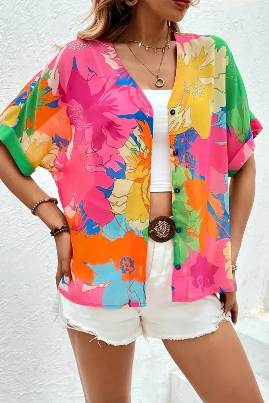 Tropical bloom shirt - shirts