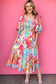 Tropical smocked maxi dress - floral dresses