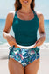 Tummy control tankini swimsuit - mix-and-match 2pcs