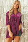 Tunic babydoll velvet shirt | fashionfitz