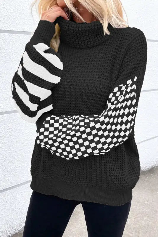 Twilight tartan turtleneck sweater | women’s sweaters | fashionfitz