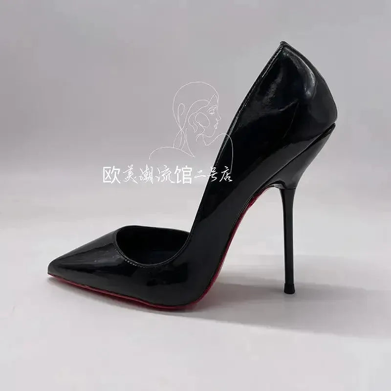 Ultra Thin 12Cm Heel Lady Shoes Pumps - Fashionfitz