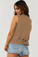 Umber Sleek Button-Up Vest back