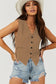 Umber Sleek Button-Up Vest 002