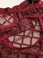 Unchain My Heart - Teddy Garter Lingerie Set - Fashionfitz
