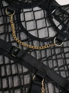 Unchain My Heart - Teddy Garter Lingerie Set - Fashionfitz