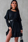 Urban black mini dress - xl / 100% polyester - dresses