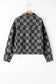 Stylish urban checkered denim jacket | trendy streetwear