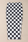 Urban checkered slit skirt | trendy & chic | fashionfitz