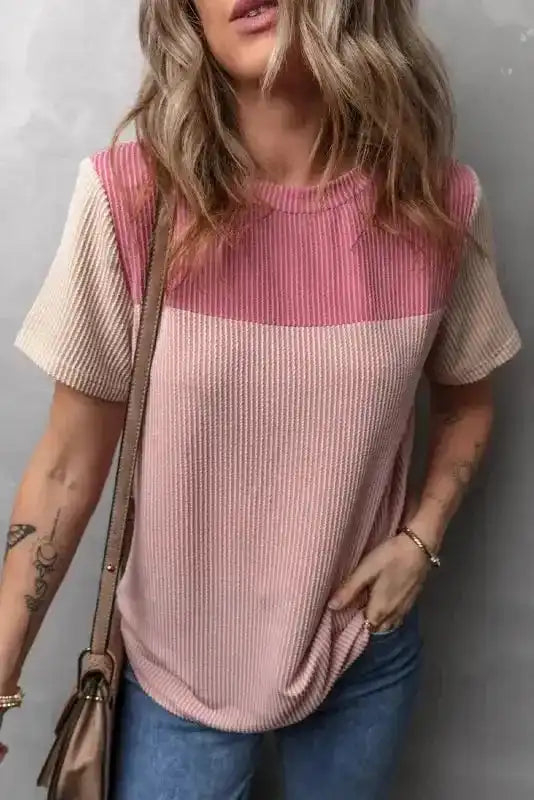 Urban Color-block T-Shirt - Fashionfitz