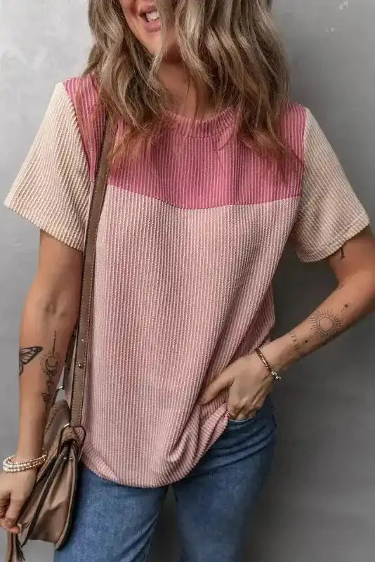 Urban Color-block T-Shirt - Fashionfitz
