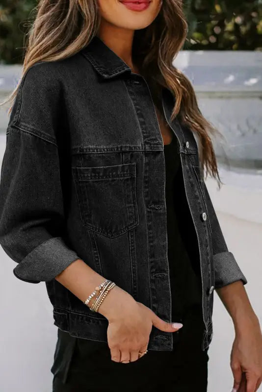 Urban drift baggy denim jacket | fashionfitz