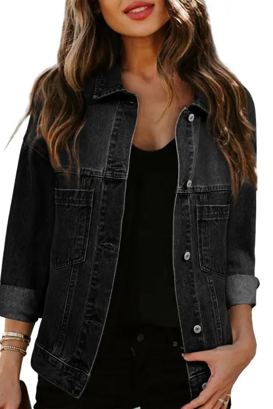 Urban drift baggy denim jacket | fashionfitz