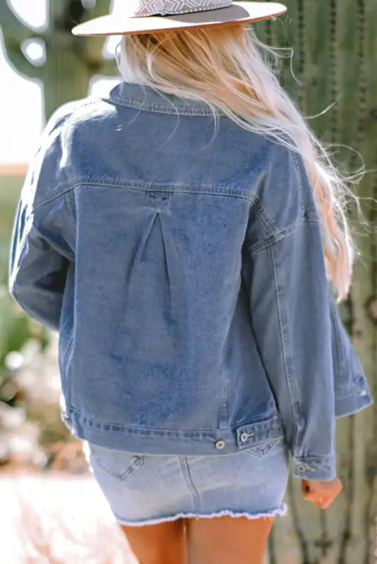 Urban drift baggy denim jacket | fashionfitz