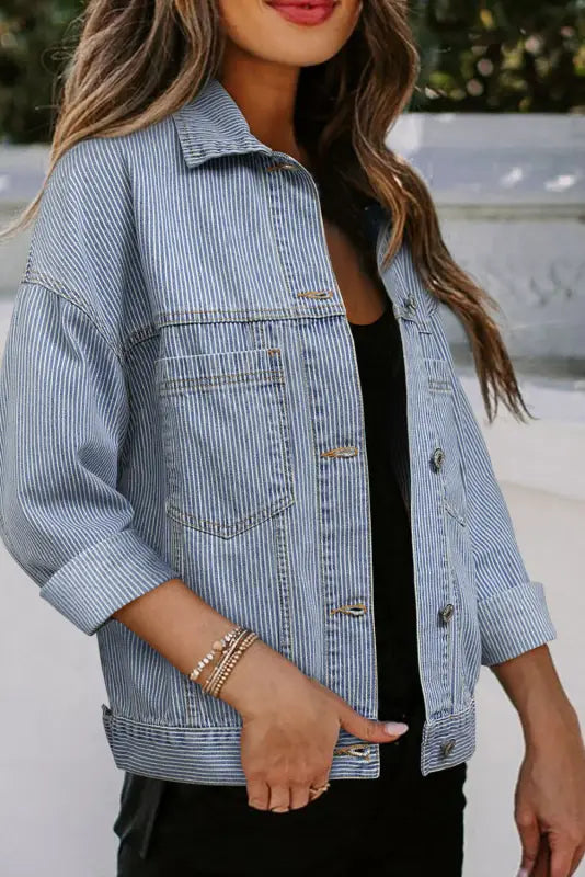 Urban drift baggy denim jacket | fashionfitz