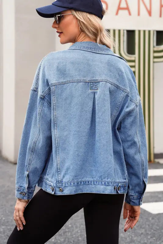 Urban drift baggy denim jacket | fashionfitz