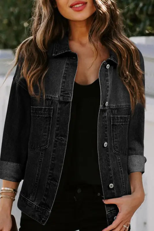 Urban drift baggy denim jacket | fashionfitz