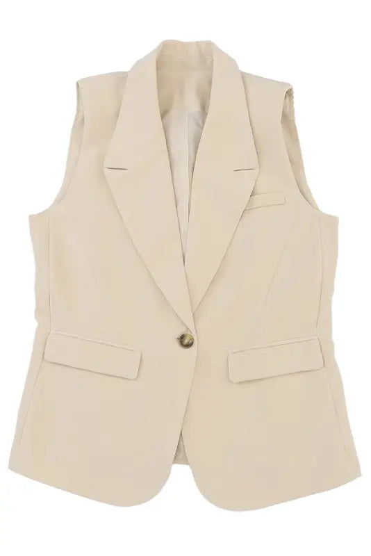 Urban edge lapel vest - vests