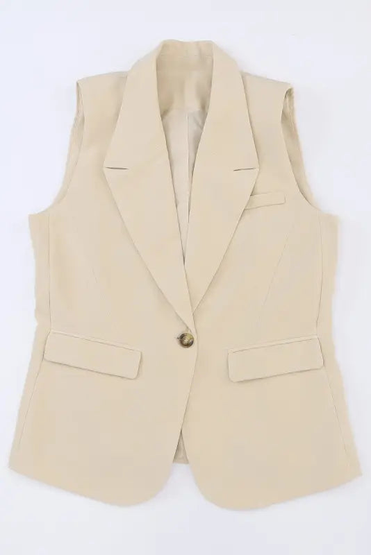 Urban edge lapel vest - vests