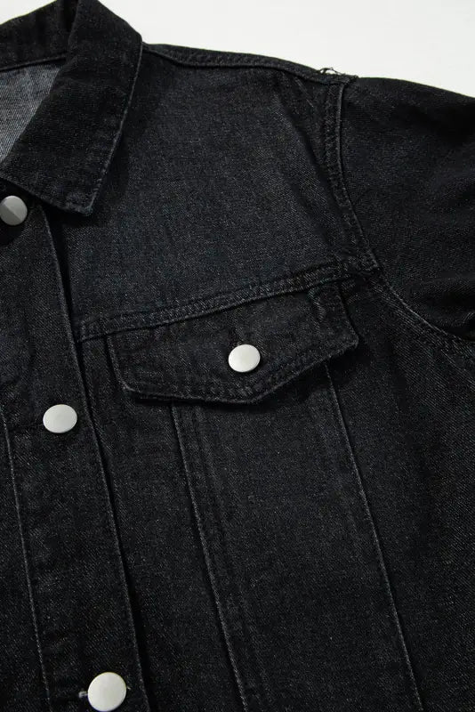 Urban fray denim jacket | fashionfitz