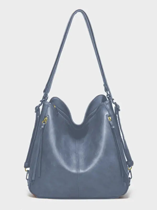 Urban lover shoulder tote bag - black / f - bags