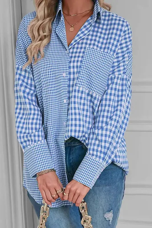 Urban plaid stripe shirt