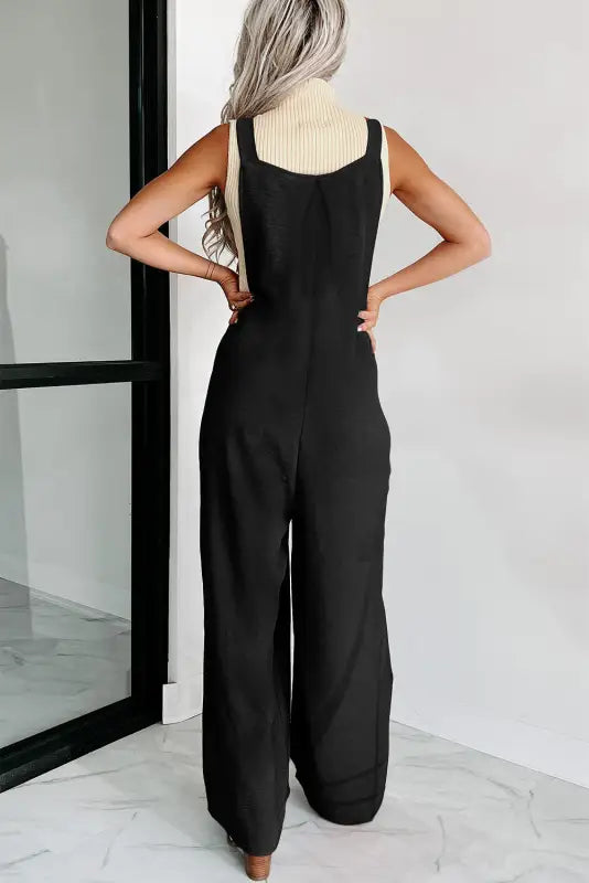 Urban relaxed wide leg jumpsuit - jumpsuits