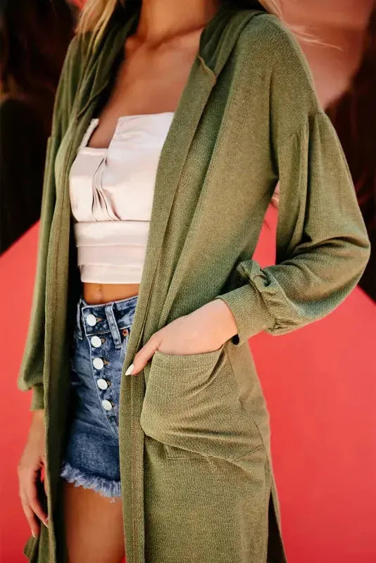Urban Retreat Hoodie Kimono - Fashionfitz