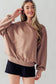 Urban slouch exposed seam sweatshirt | fashionfitz