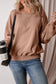 Urban slouch exposed seam sweatshirt | fashionfitz