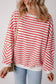 Urban stripe loose sweatshirt - sweatshirts