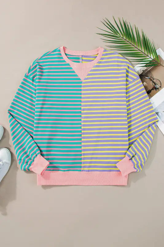 Urban stripe oasis sweatshirt | fashionfitz