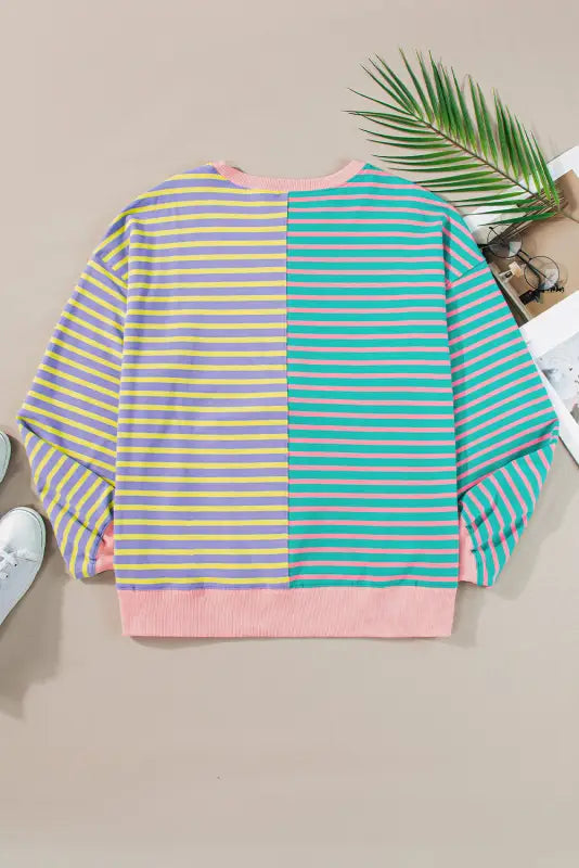 Urban stripe oasis sweatshirt | fashionfitz