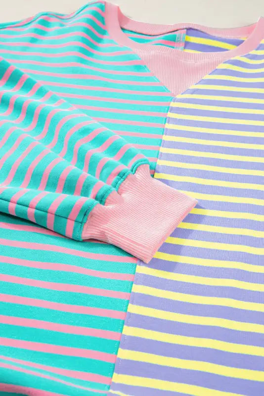 Urban stripe oasis sweatshirt | fashionfitz