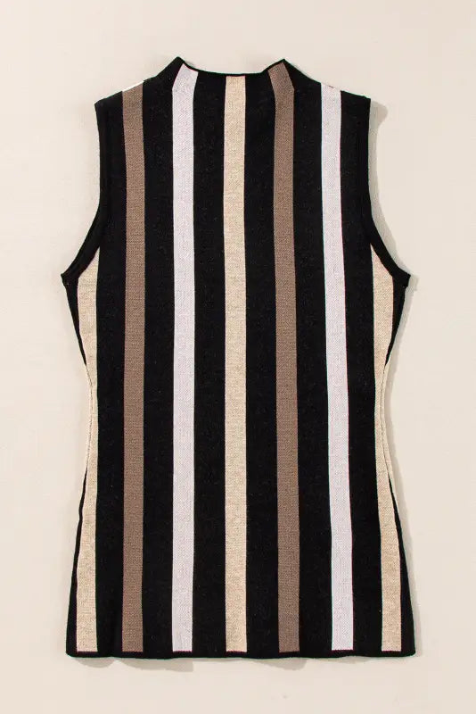 Urban stripe slimline vest | women’s vests | fashionfitz