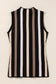 Urban stripe slimline vest | women’s vests | fashionfitz