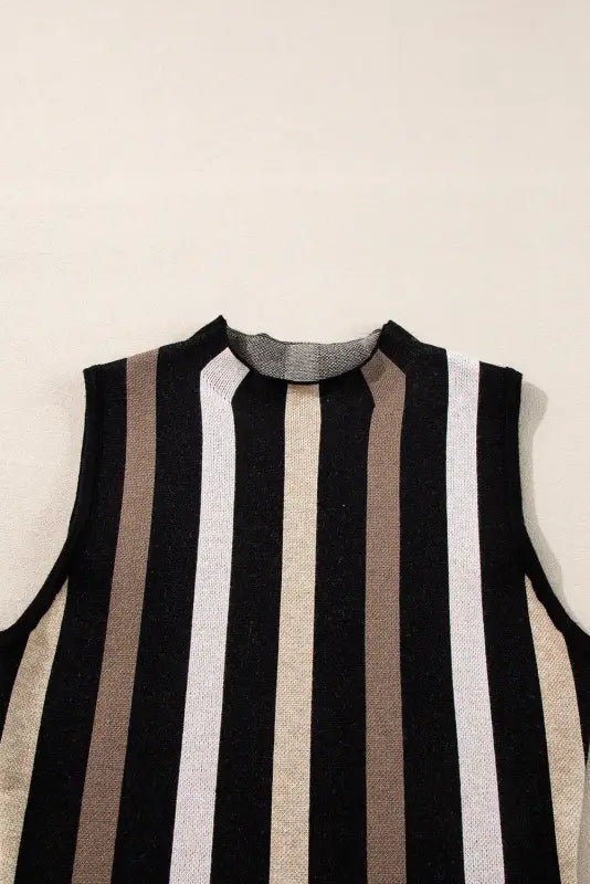 Urban stripe slimline vest | women’s vests | fashionfitz