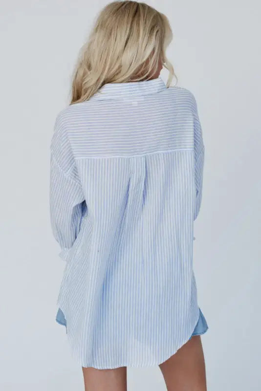 Urban stripes workwear shirt | women’s shirts | fashionfitz