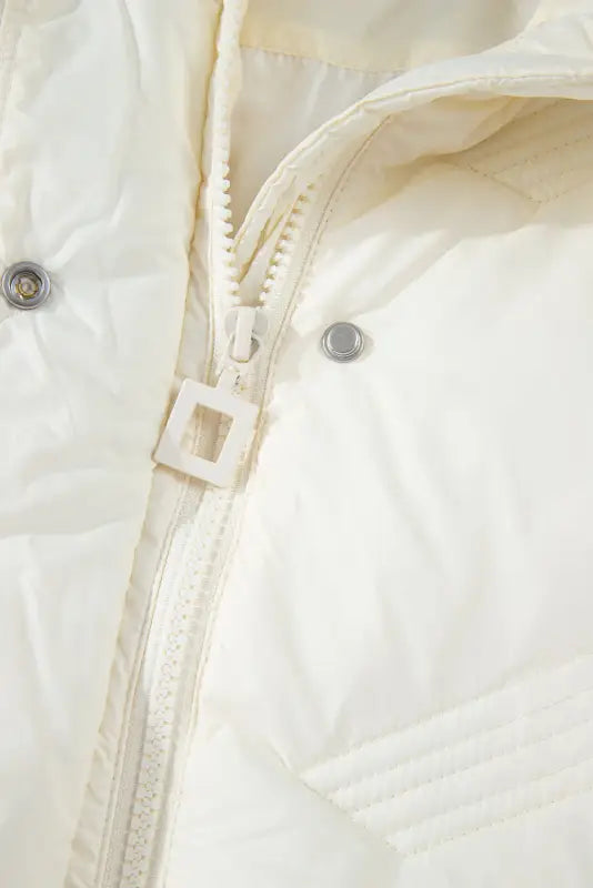 Urban uptown quilted vest - white windproof waterproof