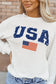 Usa flag corded graphic sweatshirt - sweatshirts