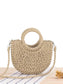 Vamos a la playa straw bag - camel / f - shoulder bags