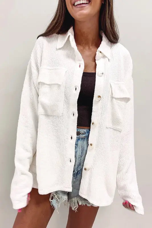 Vanilla vogue corduroy jacket - jackets