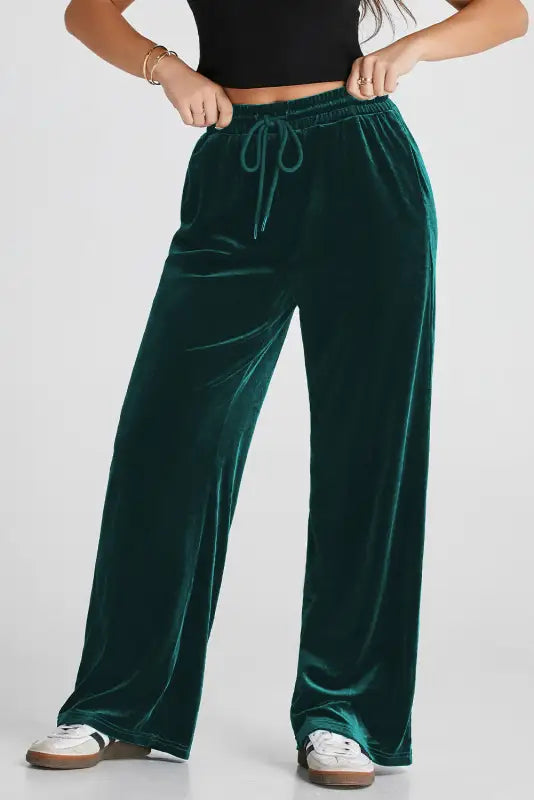 Velvet dream flowy trousers - activewear/yoga pants