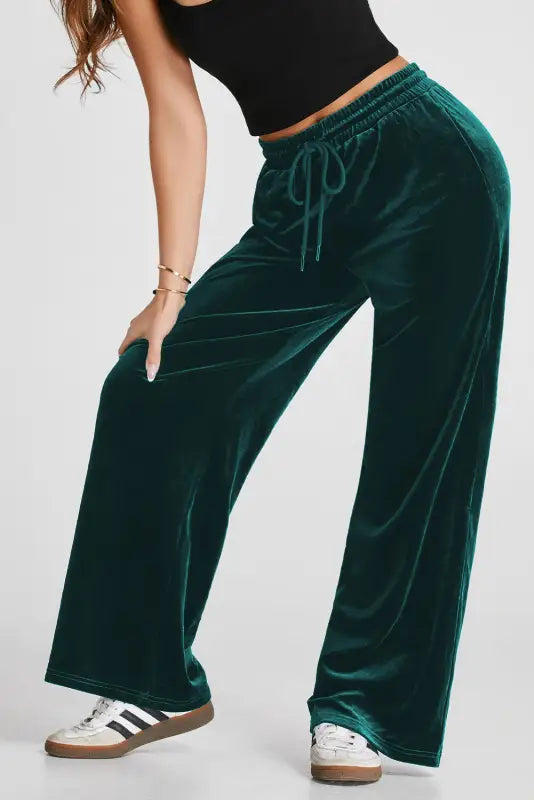 Velvet dream flowy trousers - activewear/yoga pants